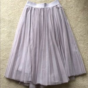 Lilac tulle skirt